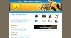 Desktop Screenshot of markmitchell-music.com